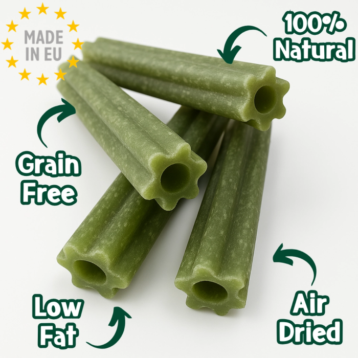 Park life - Dental Brushies Apple & Mint Kornfri til Hund, 80g, EU