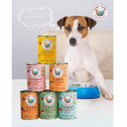 Real Pork - Naturlig Monoprotein Vådfoder til Hund, Svinekød, 400g, Cooka's Cookies, EU