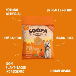 Soopa Healty Bites, Kornfri Gulerod & Græskar Vegansk 50g, EU