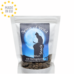 Spirit of the Wild Naturlig Godbid til Kat med Hvid Fisk & Sild, 100g, Fra EU