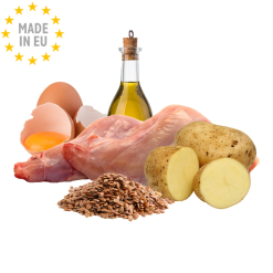 Wolf's Nature Hundefoder Kornfri GF, Kanin 1kg, EU