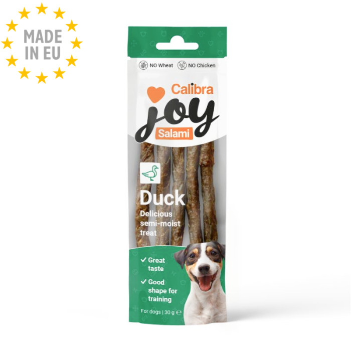 Calibra Joy Dog Salami Duck Snack til Hund, And, 30 g EU