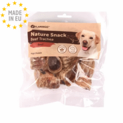 Flamingo Okseluftrør Natur snack til hund Okse, 100g, EU