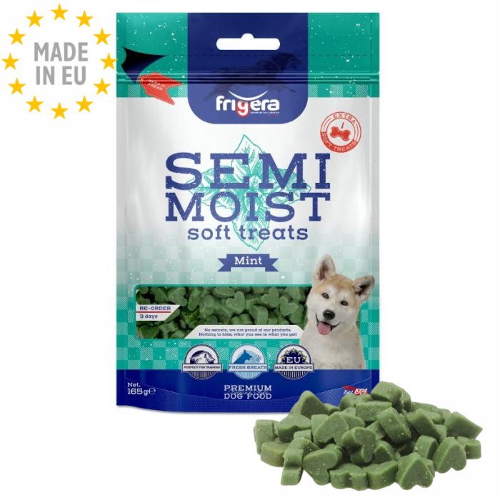 Frigera Semi-Moist Soft High Mint Godbid til Hund - 165g, EU