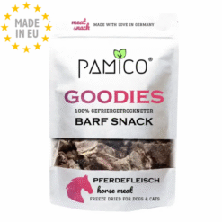 Pamico Frysetørret Hest Dry Barf Snack For Hunde & Katte, 50g, EU