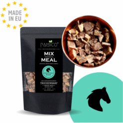 Pomico Frysetørret Hest Mix Meal Dry Barf For Hunde & Katte, 120g, EU