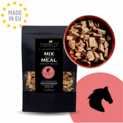 Pomico Frysetørret Heste hjerte- Mix Meal Dry Barf For Hunde & Katte, 90g, EU
