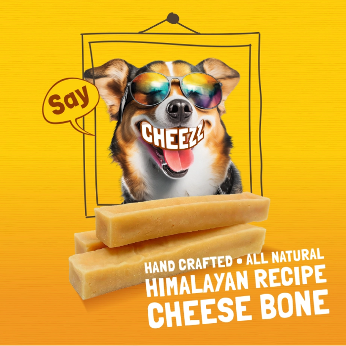 Cheez Nepalesisk Hundesnack Tyggeben 2x 70g Fra EU - Billede 2