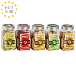 Frysetørret Frugt 100 % Naturlig Snack For Hunde 25g, Ass Variant