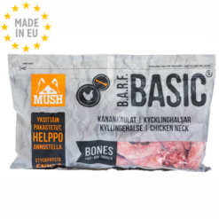MUSH Basic® Kyllingehalse Naturlig Hundefoder 800g, EU