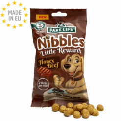 Park life - Nibbles Honey Beef Naturlig Kornfri Godbid til Hund, Okse 80g, EU