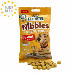 Park life - Nibbles Peanut Butter Naturlig Kornfri Godbid til Hund, 80g, EU