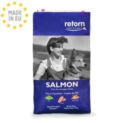 Retorn Naturligt tørfoder til Hund kornfri med Laks & Grønsager, 500g EU