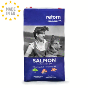 Retorn Naturligt tørfoder til Hund kornfri med Laks & Grønsager, 500g EU