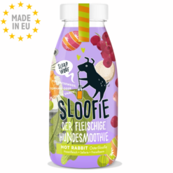 Sloofie Bone Broth Mono protein Kanin Naturligt tilskud til Hund Kanin, 250 ml, EU