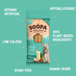 Alternative view of Soopa Dental Sticks Paw-Na Colada 100g, EU