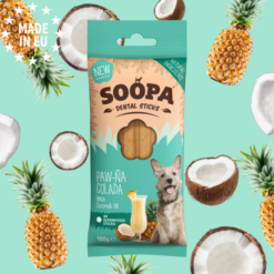 Soopa Dental Sticks Paw-Na Colada 100g, EU