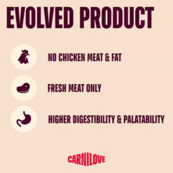 Alternative view of Carnilove True Fresh Kornfri Okse Hunde Foder, EU