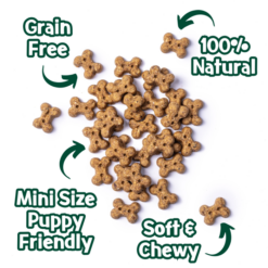 Alternative view of Park life - Gravy-Bix Mini 100 % naturlig Kornfri Godbid til små Hunde Okse 100g, EU