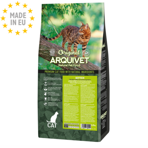 Arquivet Naturligt tørfoder til Kat / Killing kornfri med Kylling & Ris ...