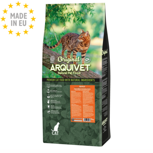 Arquivet Naturligt tørfoder til Kat kornfri med Kylling & Ris, 7 kg EU ...