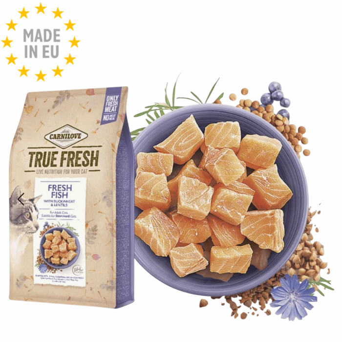 Carnilove True Fresh Kattefoder til Steriliseret Fresh Fish 340g EU