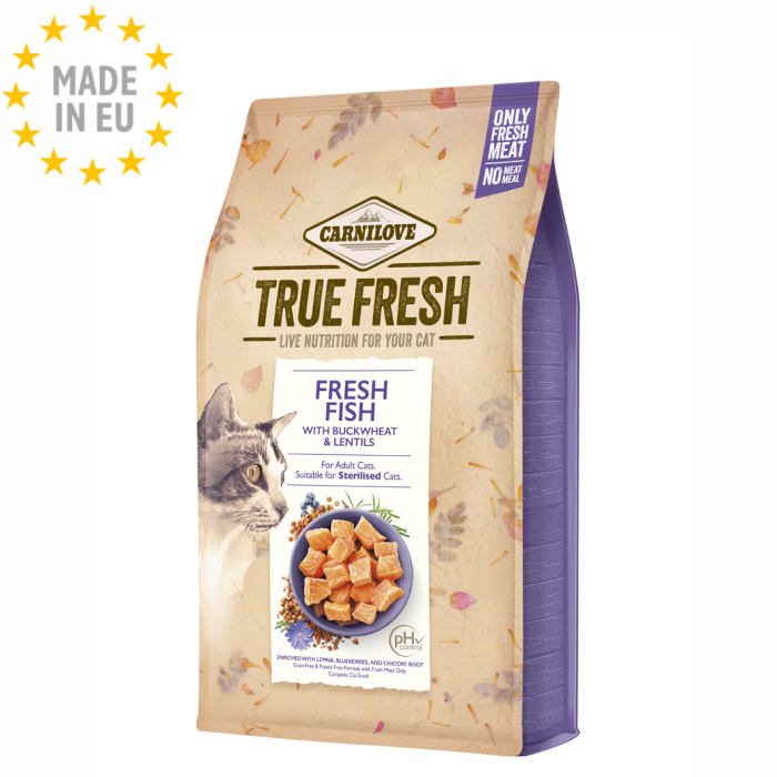 Carnilove True Fresh Kattefoder til Steriliseret Fresh Fish 340g EU