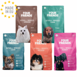 Four Friends Small Breed – komplet tørfoder til små hunde/hvalp 2 kg EU