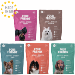 Four Friends Small Breed – komplet tørfoder til små hunde/hvalp 400g EU