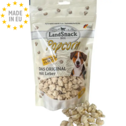 Landsnack Dog Popcorn med leversmag 100 g, EU