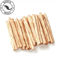 Mimos Oksekøds Twist Stick Lys Naturlig hunde snack, 12,5 cm 1 stk