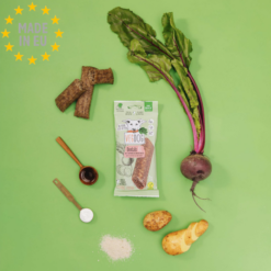 VegDog Chevvies Xl Vegansk Godbid, Rødbede & Tapioka, 100g, EU