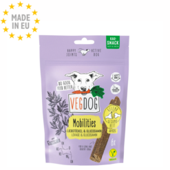 VegDog MOBILITIES Vegansk Godbid, Glucosamin & Løvstikke, 115g, EU