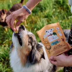 Alternative view of VegDog VEGGIES immune Vegansk Godbid, 125g, EU