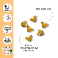 VegDog VEGGIES immune Vegansk Godbid, 125g, EU - Billede 3