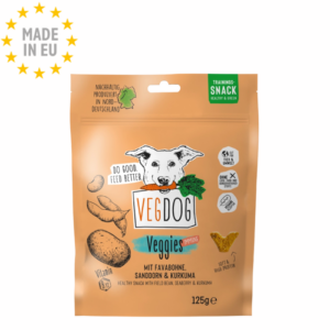 VegDog VEGGIES immune Vegansk Godbid, 125g, EU