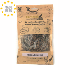 Carniwell 100 % Naturlig Godbid til hund And, 200g EU