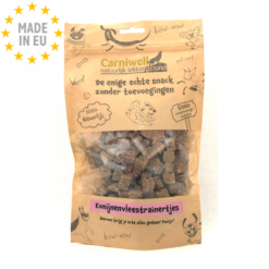 Carniwell Air Dried 100 % Naturlig Godbid til hund Kanin, 200g EU