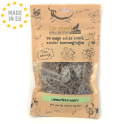 Carniwell Air Dried 100 % Naturlig Godbid til hund Lam Mini, 200g EU