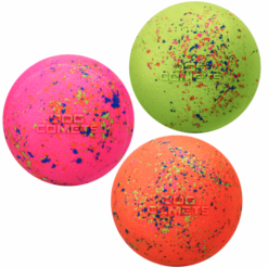 Dog Comets Stardust Bold Legetøj til Hund M Ø6cm, Pink/ Orange/Grøn