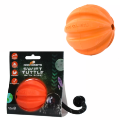 Dog Comets Swift Tuttle Bold Legetøj til Hund M Ø6cm, Orange