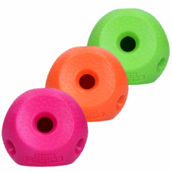 Dog Comets Treat Lock Ball Aktivitets Legetøj til Hund Ø10m, Grøn/Orange/Pink
