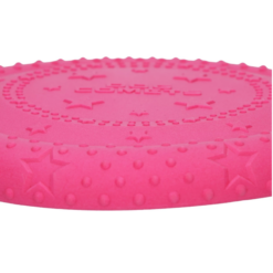 Alternative view of Dog Comets UFO Flyer Frisbee Legetøj til Hund Ø24cm, Grøn/Orange/Pink