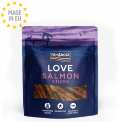 Fish4Dogs Love Salmon Sticks Sund Naturlig snack til Hund 85g, EU