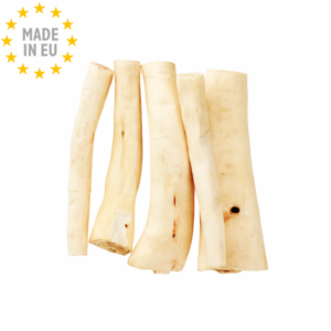 Kauartikel Okse hale, rullet tørret Naturlig Snack til hund 12 cm, 1 stk, EU