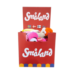 Småland Blødt Bamse Legetøj med piv til Hund, Ass model, 20-30 cm