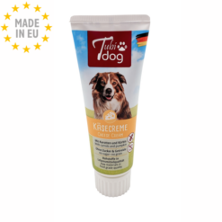 Tubidog Vådfoder til Hundetræning i Praktisk Tube m. Ostecreme 75g, EU