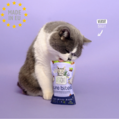 Vegcat Pure Bites Vegansk Godbid, Taurin & Tapioka 60g, EU