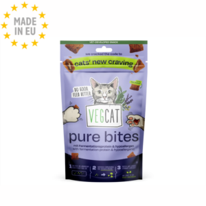 Vegcat Pure Bites Vegansk Godbid, Taurin & Tapioka 60g, EU