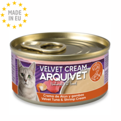 Arquivet Naturligt vådfoder Kornfri til Kat, Tun & Rejer 80g, EU